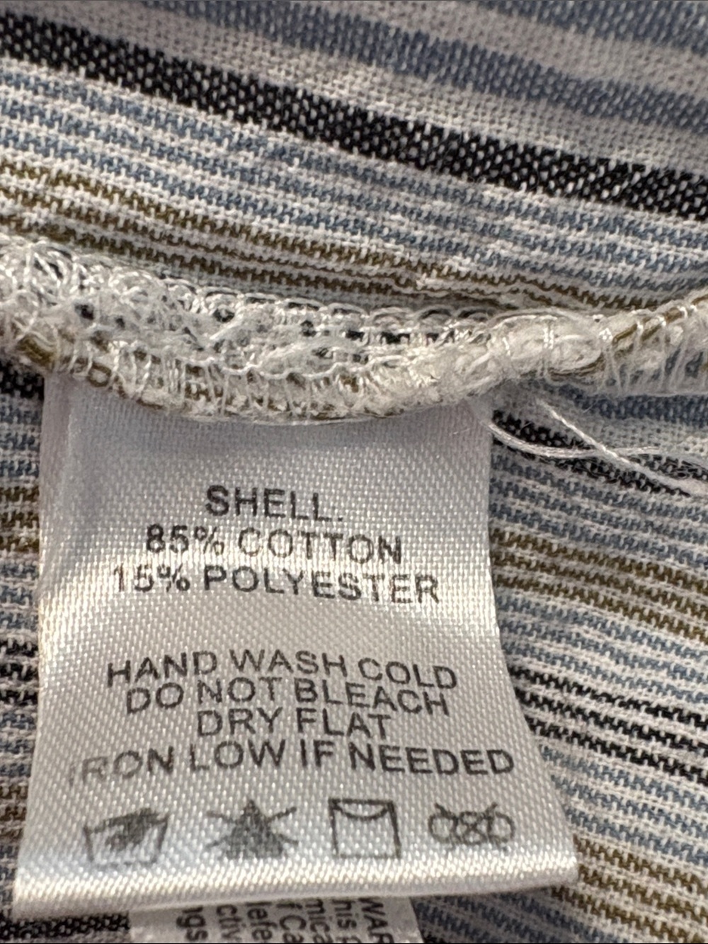 Altr’d State Striped Maxi SunDress w Tassel Shoulder Ties - Blue, White & Brown - Picture 7 of 8